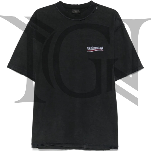 Balenciaga logo-embroidered T-shirt